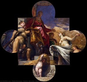 Venice, Hercules, And Ceres — Paolo Veronese