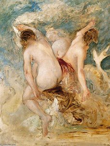 Sketch For 'youth At The Prow And Pleasure At The Helm' — William Etty