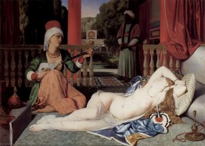 Odalisque With Slave — Jean-auguste-dominique Ingres
