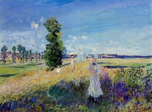 The Promenade, Argenteuil — Claude Monet
