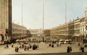 The Piazza San Marco — Canaletto