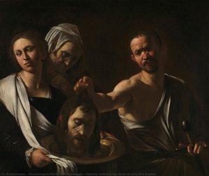 Salome Receives The Head Of John The Baptist — Caravaggio