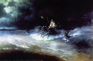 Travel of Poseidon by sea