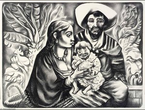 Mexican Family — Howard Cook