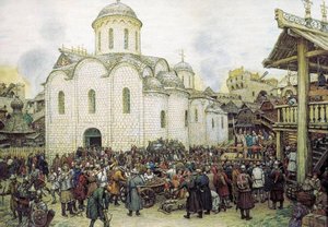 Moscow In The Xiv Century — Apollinari Vasnetsov