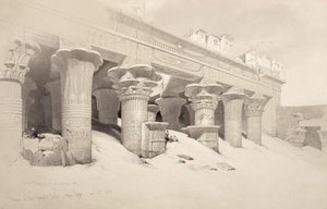 Part Of The Portico Of Edfou — David Roberts