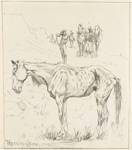 By Putting A Carbine Bullet Through Its Brain — Frederic Remington