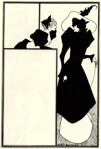 Poster Advertising 'the Spinster's Scrip' — Aubrey Vincent Beardsley, Art Nouveau