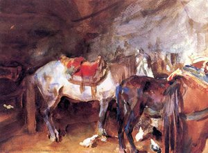 Arab Stable — John Singer Sargent