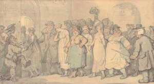 Procession From Bow Street To Bridewell — Thomas Rowlandson