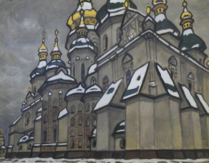Snow-covered Naves (st. Sophia) — Yuri Ivanovych Khymych