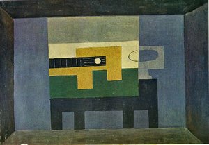 Guitar And Jug On A Table — Pablo Picasso