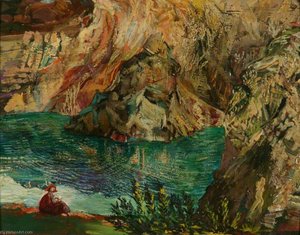Cornish Flooded Claypit — Francis Ferdinand Maurice Cook