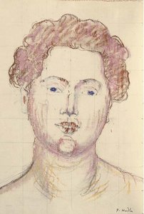 Study For 'bildnis Einer Wienerin' — Ferdinand Hodler