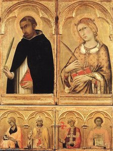 Pisa Polyptych (detail) — Simone Martini, Late Gothic Style