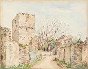 Rushen Abbey - General View — Henry Dryden