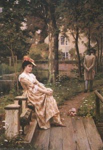 Off — Edmund Blair Leighton, Academic Romanticism