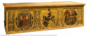Coffer Of The Giusti Family With Stories Of Virginia — Antonio Badile Iii