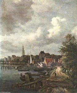 View Of Amsterdam — Jacob Isaackszoon Van Ruisdael, Dutch Golden Age