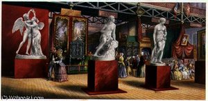 Sculptures - Interior View of the Great Exhibition