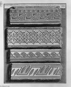 Friezes Of Etruscan Tombs Of Tarquinia — Giovanni Battista Piranesi