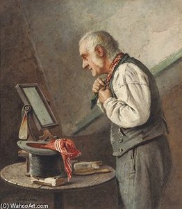 His Sunday Best — Charles Spencelayh
