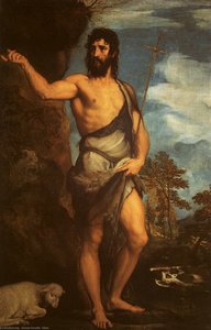 St. John The Baptist, Academy Gallery, Venice — Titian