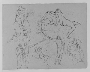 Six Figure Studies — Thomas Sully, Neoclassicism