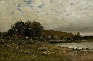 La rivière (L'étang de Rochefort en Terre)