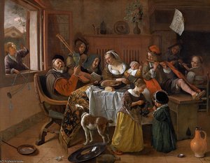 The Merry Family — Jan Havickszoon Steen