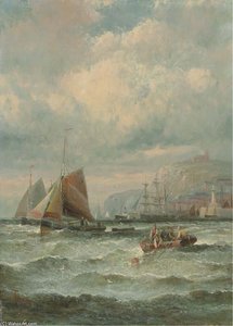 Shipping Off Tynemouth — William Thornley