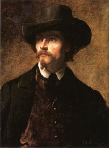 Man With A Hat (also Known As Self Portrait) — Jonathan Eastman Johnson