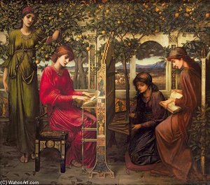 St Cecilia - — John Melhuish Strudwick
