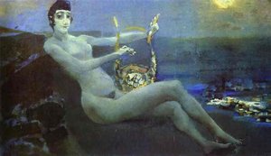 Sappho — Mikhail Vrubel