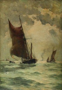 A Swim Headed Barge in a Breeze