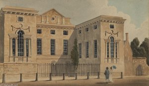 Entrance Front Of Worcester College, Oxford — Thomas Hosmer Shepherd
