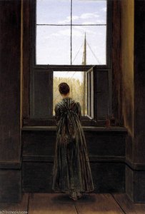 At A Window — Caspar David Friedrich