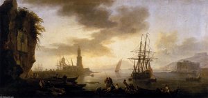 Seascape: Calm — Claude-joseph Vernet, Rococo Style