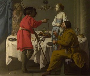 Jacob Reproaching Laban For Giving Him Leah In Place Of Rachel — Hendrick Terbrugghen