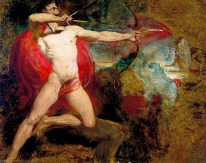 Study For The Bowman — William Etty