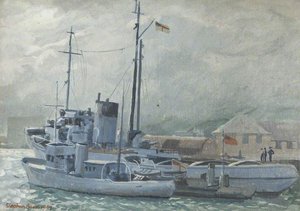 Hm Rescue Tug 'samsonia', With Water Boat And Hm Yacht 'martinetta' — Stephen Bone