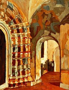 Rostov Veliky. Interior Of Church. — Nicholas Roerich