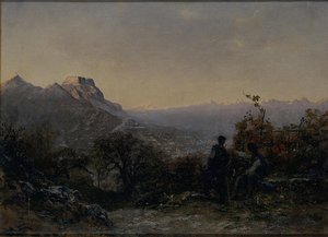 Une vallée de l'Isère La vallée de l'Isère (vue prise de Seyssinet) (Ancien titre)