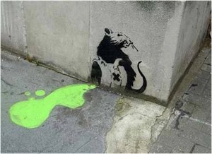 Toxic Rat — Banksy