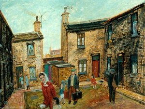 Setting Off, Clayton Square, Brighouse — Peter Brook