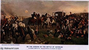 On The Evening Of The Battle Of Waterloo — Ernest Crofts