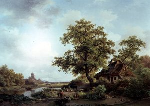 A Wooded Landscape — Frederick Marianus Kruseman