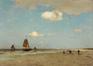 Beach Scene — Johan Hendrik Weissenbruch