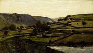 Valley Landscape — Henri-joseph Harpignies, Barbizon School