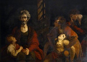 Count Ugolino And His Children In The Dungeon — Sir Joshua Reynolds